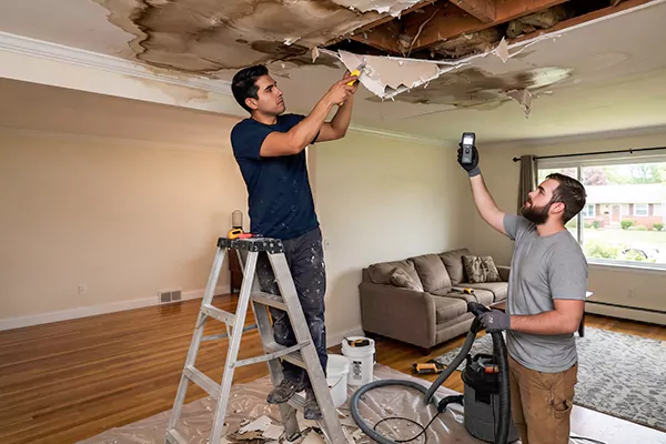 Ceiling Water Damage Restoration Pearland