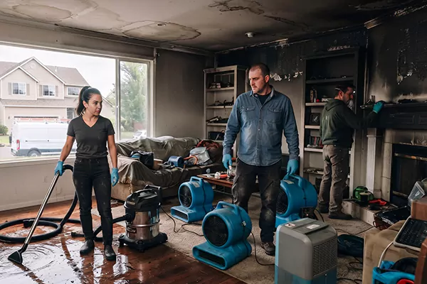 Smoke and Water Damage Restoration Pearland