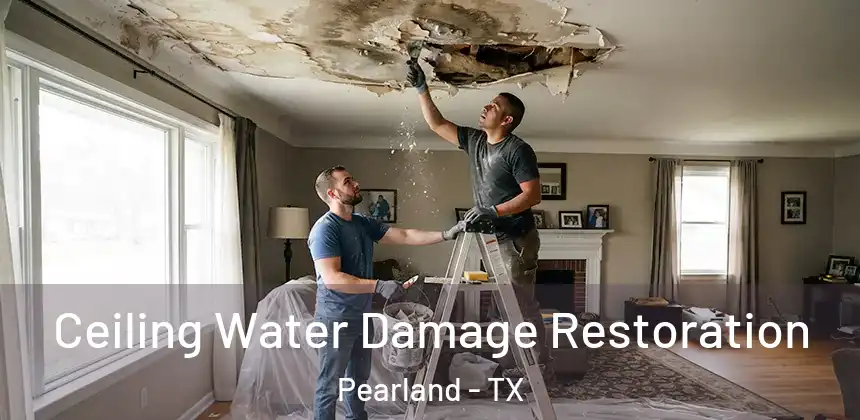 Ceiling Water Damage Restoration Pearland - TX