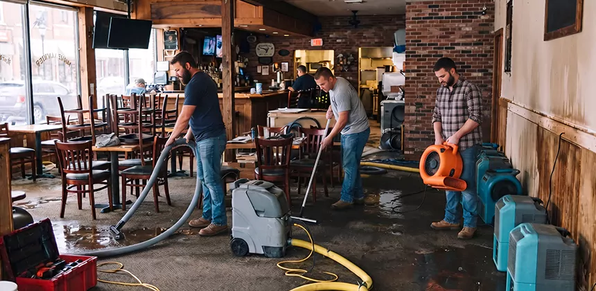 Emergency Commercial Water Damage Restoration in Pearland