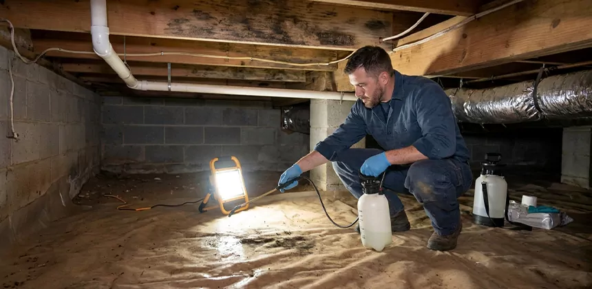 Crawl Space Mold Treatment in Pearland